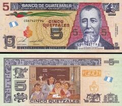 Guatemala 5 Quetzal 2018 Çil Pick 116
