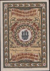 Almanya 50 Pfennig Notgeld 1921 Çil