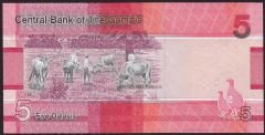 Gambia 5 Dalasis 2023 Çil 555