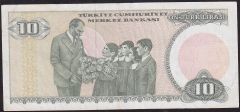 7.Emisyon 2.Tertip 10 Lira E21 534754 Çok Temiz+