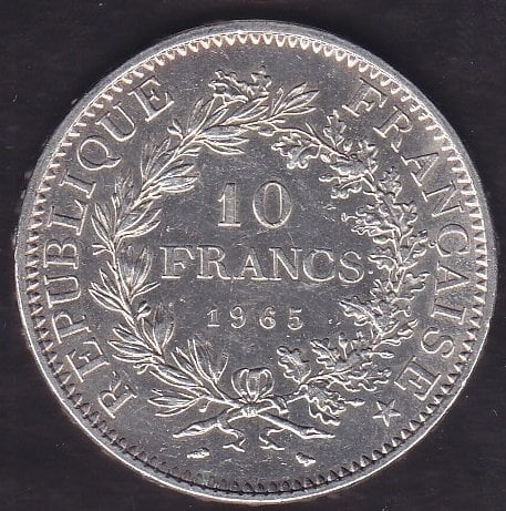 Fransa 10 Frank 1965 Gümüş ( 25 Gram )