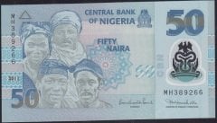 Nijerya 50 Naira 2011 ÇİL Pick 40c Polymer