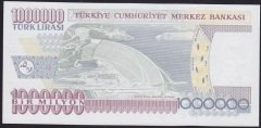 7.EMİSYON 3.TERTİP 1 000 000 LİRA P62 709666 ÇİL