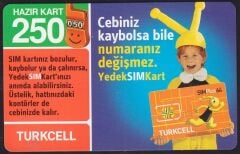 Turkcell Hazır Kart 250 Kontör 2009
