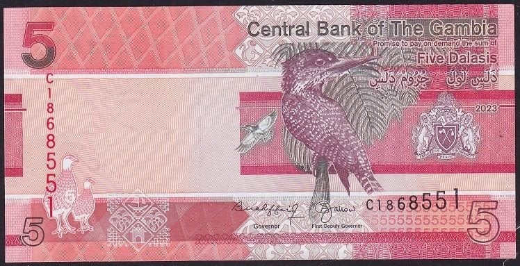 Gambia 5 Dalasis 2023 Çil