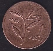 1966 Yılı 1 Kuruş