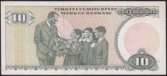 7.Emisyon 2.Tertip 10 Lira E19 052990 Çok Çok Temiz 1905