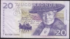 İsveç 20 Kronor 2007 Çok Temiz+ Pick 63c