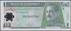 Guatemala 1 Quetzal 2006 Ççt Çilaltı Polymer