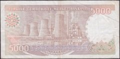 7.Emisyon 4.Tertip 5000 Lira I51 115607 Çok Temiz