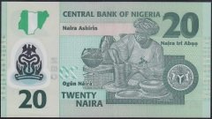 NİJERYA 20 NAİRA 2015 ÇÇT - ÇİLALTI POLYMER eski para mezat