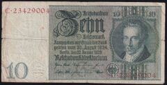 Almanya 10 Mark 1929 Çok Temiz