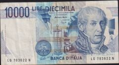 İtalya 10000 Lire 1984 Çok Temiz+ Pick 112c