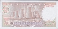 7.Emisyon 4.Tertip 5000 Lira I44 094915 Çilaltı Çil