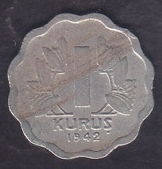 1942 Yılı 1 Kuruş