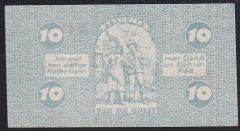 ALMANYA 10 PFENNİNG NOTGELD 1921 ÇİL