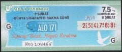 2020 9 Şubat Çeyrek Bilet - G Serisi