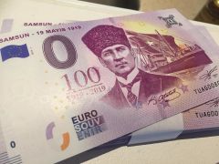 SAMSUN 19 MAYIS 100.YIL 0 EURO 2019 ÇİL ÖZEL FÖYÜNDE