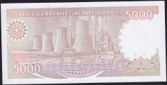 7.Emisyon 4.Tertip 5000 Lira I67 039426 Çil