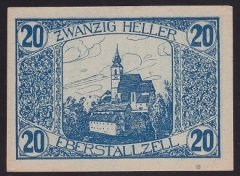 AVUSTURYA 20 HELLER NOTGELD 1920 ÇİL