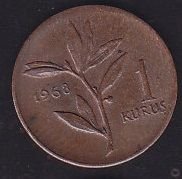 1968 Yılı 1 Kuruş