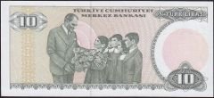 7.Emisyon 2.Tertip 10 Lira E12 478292 Çilaltı