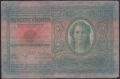 AVUSTURYA MACARİSTAN 100 KORONA 1912 ÇOK TEMİZ