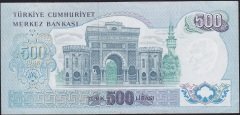 6.Emisyon 2.Tertip 500 Lira O23 302584 Çok Çok Temiz