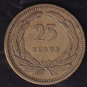 1949 Yılı 25 Kuruş