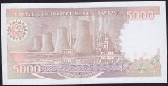 7.Emisyon 4.Tertip 5000 Lira I65 437296 Çil