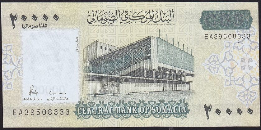 Somali 20000 Şilin 2010 Çil 333