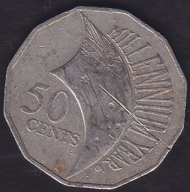 Avustralya 50 Cent 2000 Hatıra