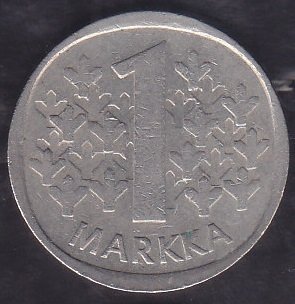 Finlandiya 1 Markka 1975