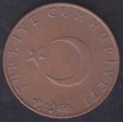 1974 Yılı 10 Kuruş Çok Çok Temiz