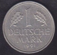 ALMANYA 1 MARK 1991 F
