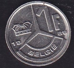 Belçika 1 Frank 1989