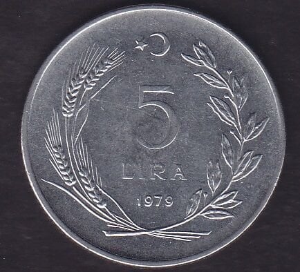1979 Yılı 5 Lira