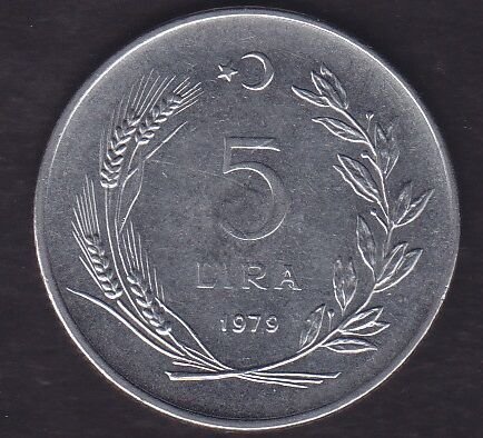 1979 Yılı 5 Lira