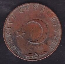 1972 Yılı 5 Kuruş