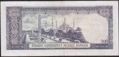 5.Emisyon 4.Tertip 500 Lira U37 020400 Çok Temiz+