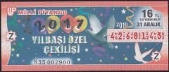 2010 31 Aralık Yarım Bilet - Z Serisi