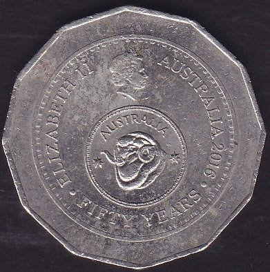 Avustralya 50 Cent 2016 Hatıra
