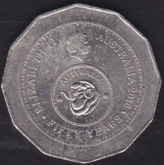 Avustralya 50 Cent 2016 Hatıra