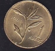 1961 Yılı 1 Kuruş