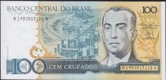 Brezilya 100 Cruzados 1987 Çil Pick 211b