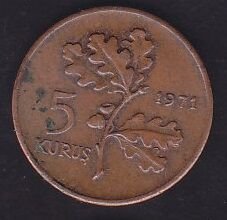 1971 Yılı 5 Kuruş