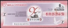 2010 9 Haziran Yarım Bilet - Z Serisi