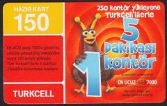 Turkcell Hazır Kart 150 Kontör 2010