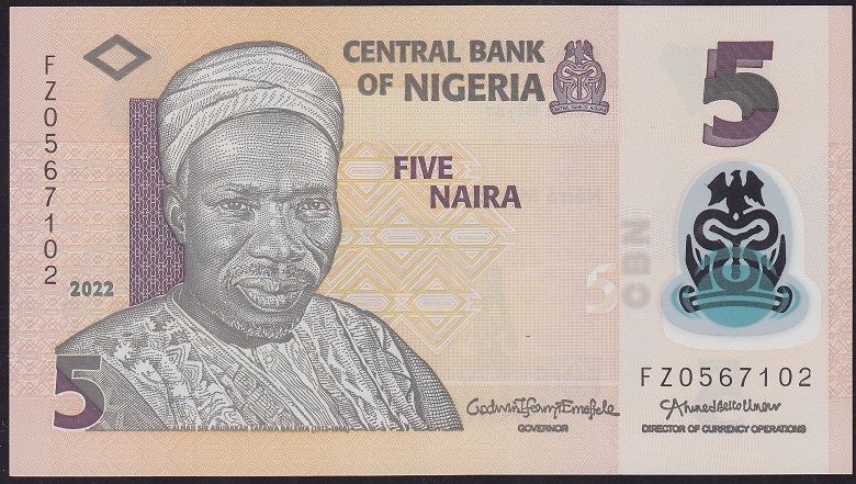 Nijerya 5 Naira 2022