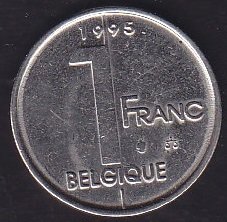 Belçika 1 Frank 1995